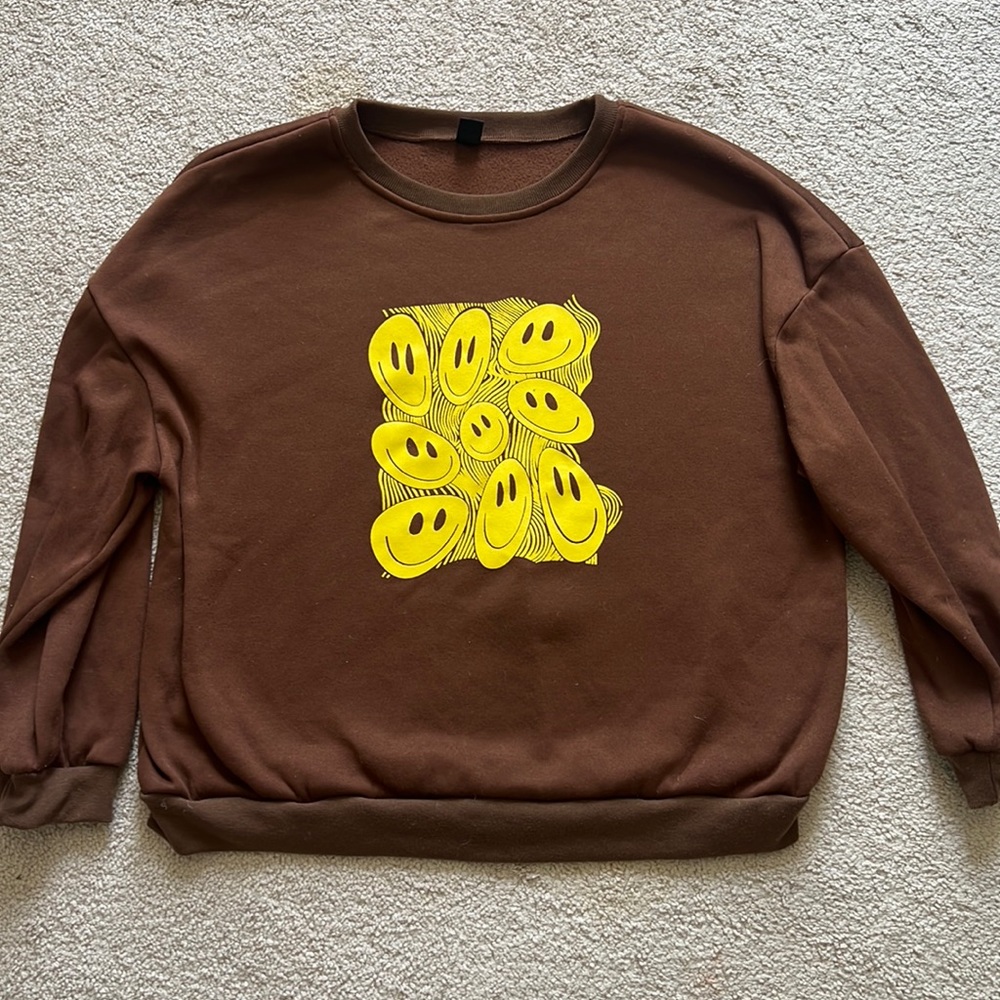 Smiley face sweatshirt